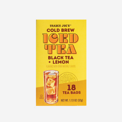 Cold Brew Ice Tea (Black Tea + Lemon)