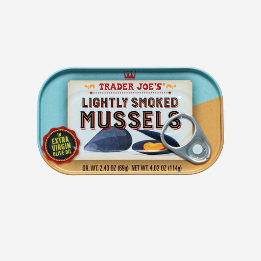 Lightly Smoked Mussels in Olive Oil