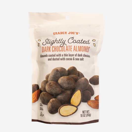 Slightly Coated Dark Chocolate Almonds