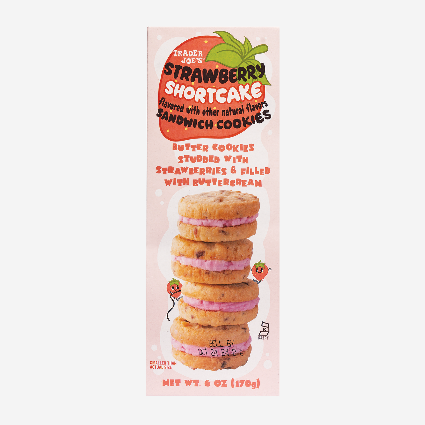 Strawberry Shortcake Sandwich Cookies